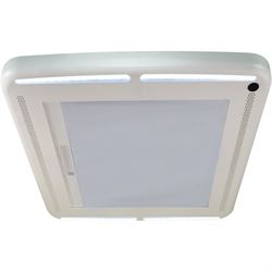 Underramme med rullegardin og med LED lys til Maxx Fan Deluxe tagluge